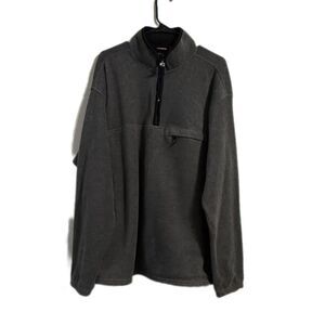 Prospirit Men's Charcoal Zip-Up Sweater‎